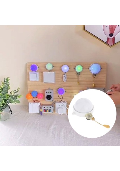 F Fityle Mini Fiş LED Işık Dıy Yoğun Kurulu Pratik Beceriler Öğrenme Montessori Eğitimi (Yurt Dışından)