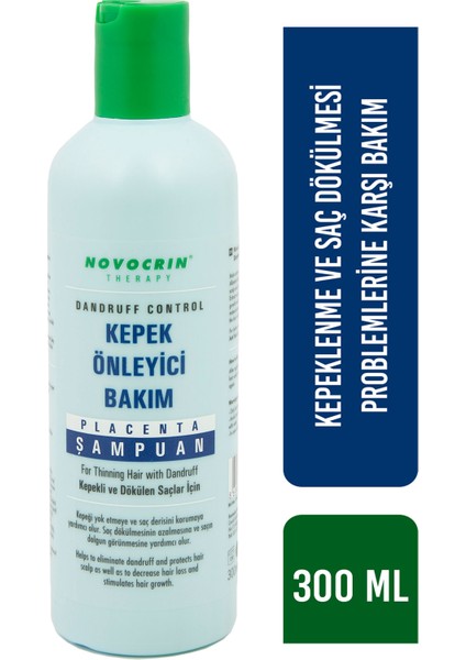 Placenta Kepeğe Karşı Şampuan 300 Ml