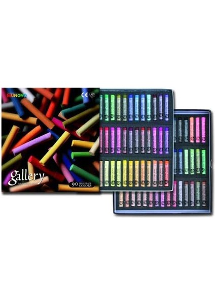 Mungyo Gallery Artist Yuvarlak Soft Toz Pastel Boya Seti 90LI Mpa