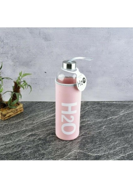 H2o Kılıflı Cam Matara 1 Litre Pembe H2o87103