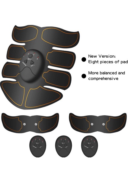 Ems Kablosuz Kas Toneri Vücut Kas Spor Tonlama Kemeri Kas Stimülatörü Eğıtmen Karın Abs Kol Stimülatörü (Yurt Dışından)