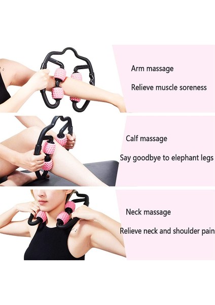 U-Şekilli Tetik Noktası Masaj Silindirleri Kol, Bacak ve Boyun Kas Dokusu Içın Uygundur Fitness Yoga Egzersizi 4 Tur(Yurt Dışından) fiyatları