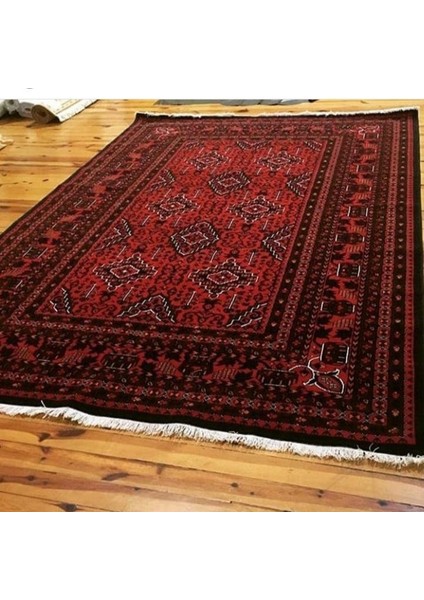Uşak Afgan 1. Kalite Saf Yün Özel Dokuma Halı