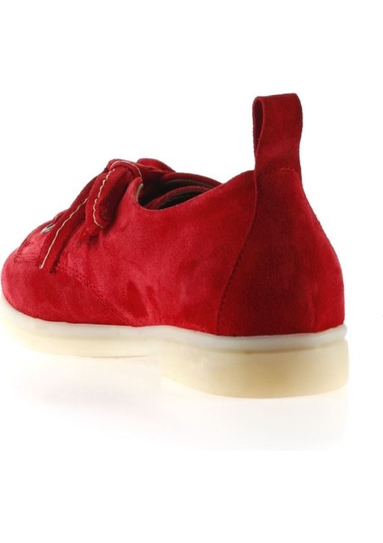 Kırmızı Süet Kadın Düz Ayakkabı fırsatları