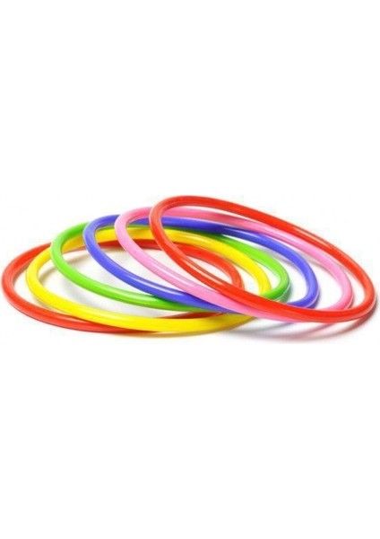 10 Adet 48 cm Hulohop Renkli Holo Hop Bel Inceltici Jimnastik Çemberi Egitici Çember