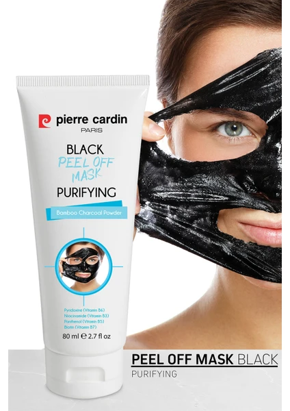 Pierre Cardin Peel Off Soyulabilir Siyah Maske 80 ml