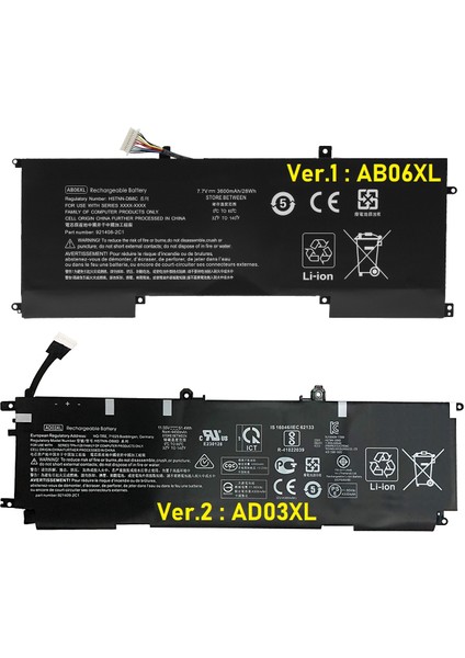 Hp Envy 13-Ad, 13-AD000, 13-AD100 (Ver.1), AB06XL Notebook Bataryası / RHL-124 indirimleri