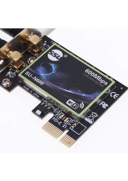 600 Mbit / S Wifi Wlan Kart Masaüstü Wifi Wlan Kart Ağ Adaptörü (Yurt Dışından)