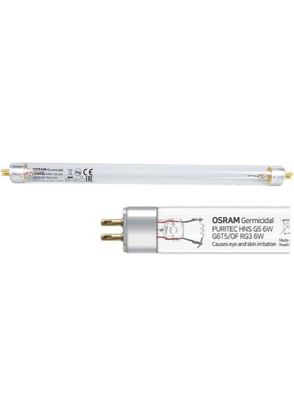 Purıtec Hns G5 6W Uvc 254 Nm Floresan Ampul