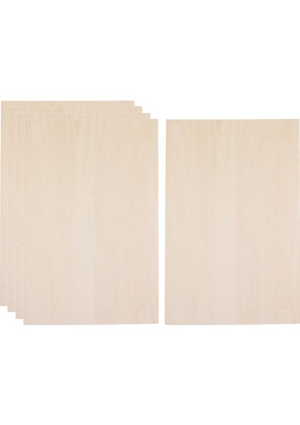 2x 10 Adet El Sanatları Bitmemiş Boyasız Ahşap Kurulu Basswood Dıy Model Oyuncaklar Için (Yurt Dışından)