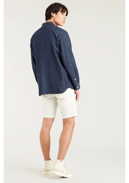 Jackson Worker Lt Wt Cotton Koyu Mavi Erkek Gömlek modelleri