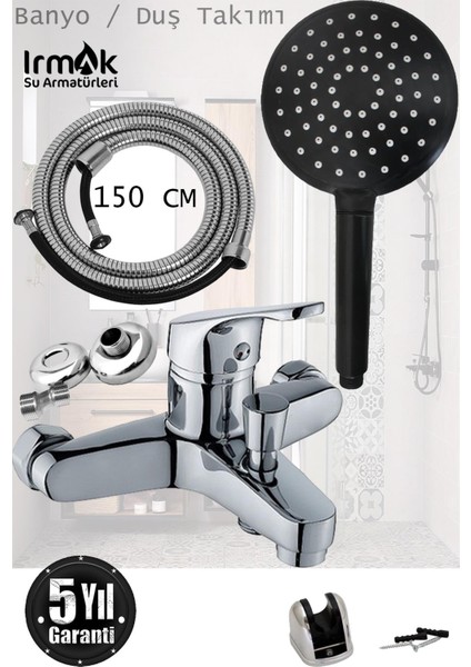 Banyo Bataryası, Duş Musluğu, Spiral El Duşu Başlık Mafsal Takımı Armatür Batarya Banyo Takımı Set