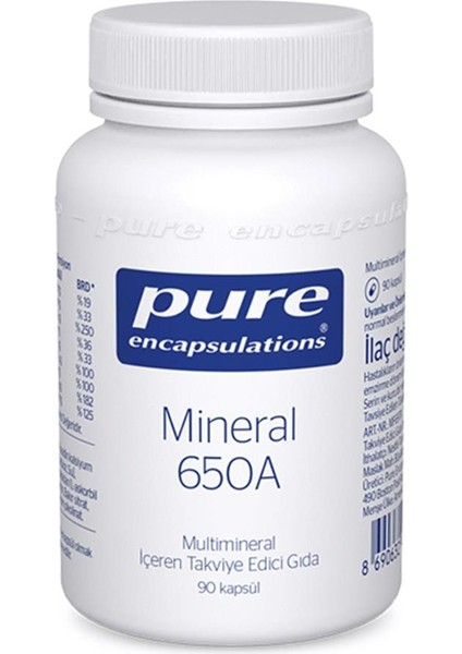 Mineral 650 A - 90 Kapsül