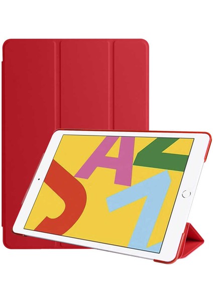 Apple iPad 10.2" Inç 9.nesil 2021 Fuchsia Smart Cover Standlı 1-1 Kılıf Flip Smart Akıllı Tablet Kılıfı