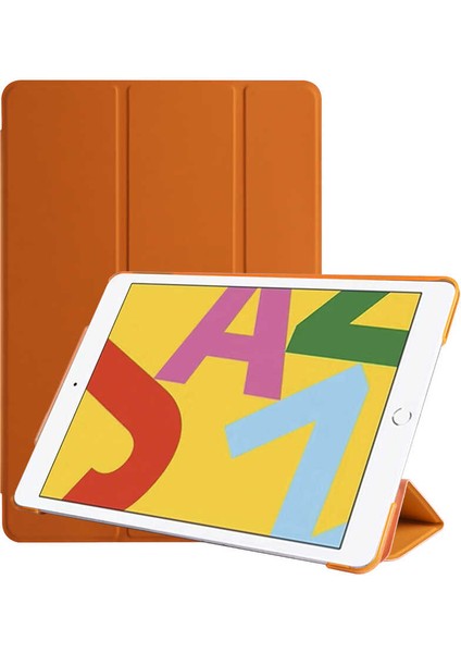 Apple iPad 10.2" Inç 8.nesil 2020 Fuchsia Smart Cover Standlı 1-1 Kılıf Flip Smart Akıllı Tablet Kılıfı