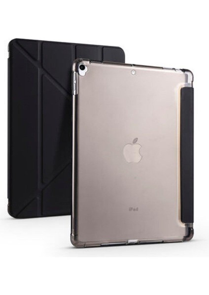Ipad Uyumlu 10.2 Inc 9. Nesil Kılıf Kalemlikli Premium Standlı Katlanabilir Kılıf
