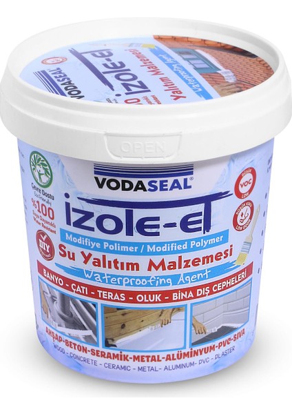 Izole Et Su Yalıtım Malzemesi Ahşap Beton Metal 1 kg