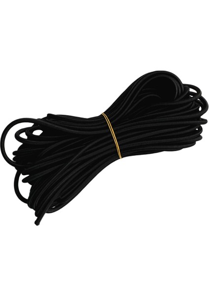 5 mm x 50M Güçlü Kauçuk Elastik Bungee Halat Yelkenli Kamp Yelkenli Kamp Için 5mm x 50M Siyah (Yurt Dışından)