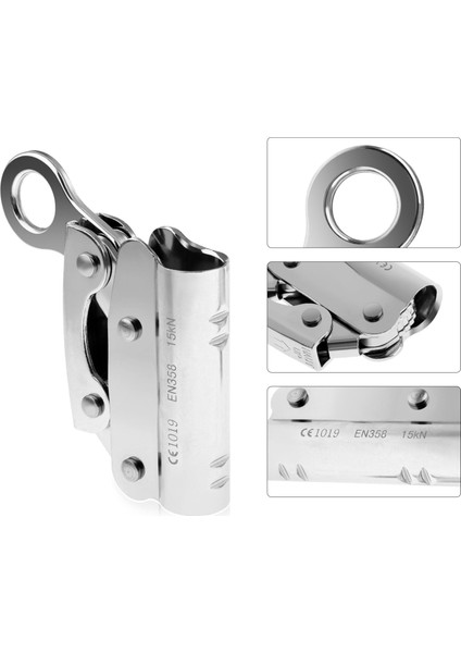 15KN Kaya Tırmanışı Halat Kesme Saldırma Rappelling Çatı Inşaatı Güz Tutuklama