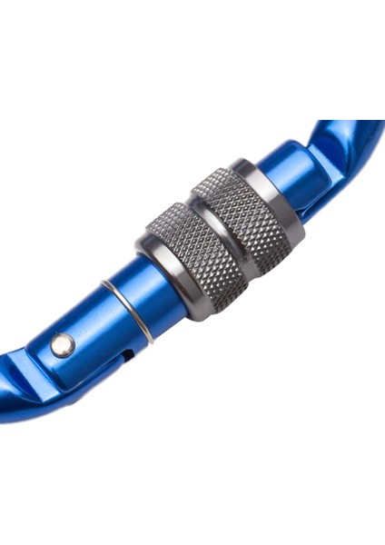 25KN Alüminyum Kaya Tırmanışı Güvenliği D Tipi Carabiner Mavi Bidgeli (Yurt Dışından) modelleri