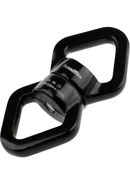 Pro 30KN Güvenlik Döner Halat Bağlayıcı Cihazı Tırmanma Havadan Dans Siyah (Yurt Dışından) indirimleri