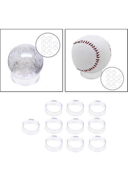 12 / Set Akrilik Ekran Standı Kristal Top Cam (Yurt Dışından) fiyatları