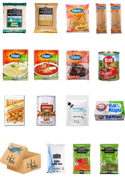 Yardım Kumanya Paketi 16 Parça 126 Nolu Paket