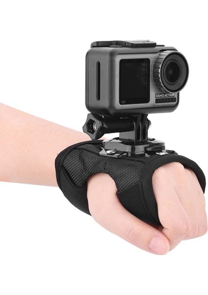 Dji Osmo Pocket Için Bilek Bandı ile 1/4 Adaptör Braketi 360°