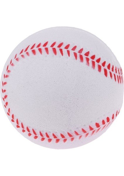 Emniyet Beyzbol Oynar Eğitim Pu Softball Topu Spor Takımı Oyunu - Beyaz (Yurt Dışından)