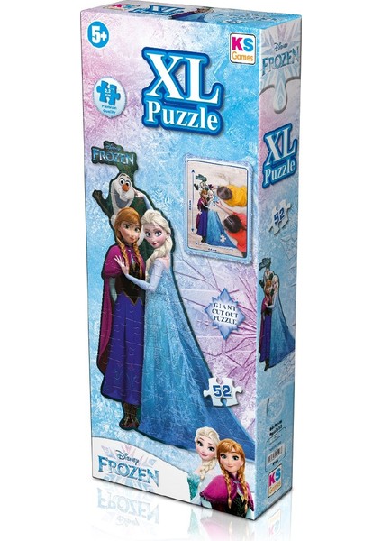 Disney Frozen Elsa ve Anna Xl Dev Yer Puzzle/yapboz (52 Parça)