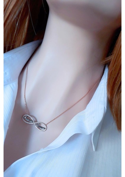 Annem Annem Rose Sonsuzluk Kolye