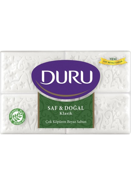Saf & Doğal Klasik Beyaz Kalıp Sabun 600 gr
