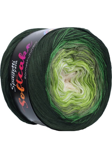 Spagettiyarn Yeşil Bahçe Soft Cake