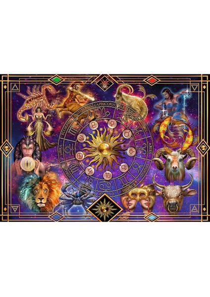 Zodıac Sıgns 1040 Parça Spiral Puzzle