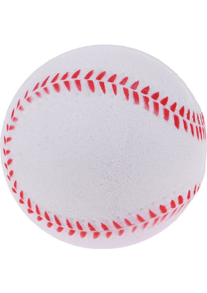 Emniyet Beyzbol Oynar Eğitim Pu Softball Topu Spor Takımı Oyunu - Beyaz (Yurt Dışından)