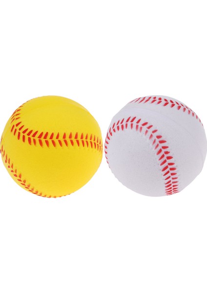 Emniyet Beyzbol Oynar Eğitim Pu Softball Topu Spor Takımı Oyunu - Beyaz (Yurt Dışından) indirimleri