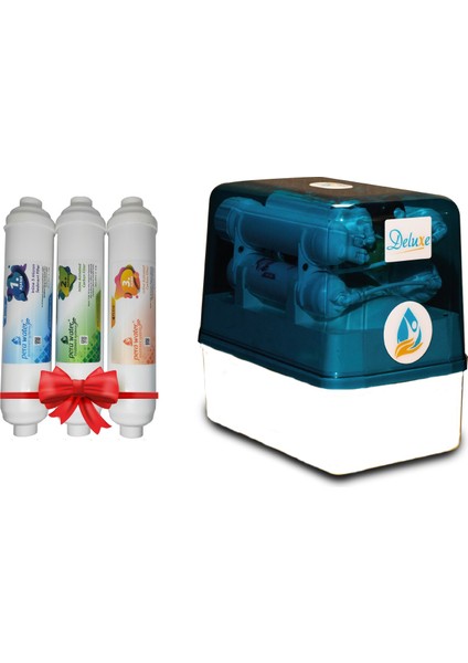Deluxe 7 Aşamalı Alkali + Mineral Filtresi Su Arıtma Cihazı