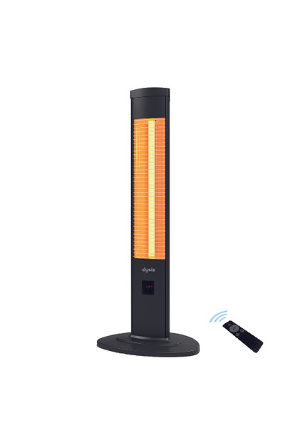 HTR-7446.UK Kule Tipi Dikey Uzaktan Kumandalı 2000 W Infrared Isıtıcı