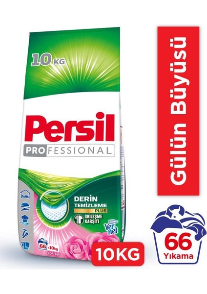 Gülün Büyüsü Toz Çamaşır Deterjanı 10 kg (66 yıkama) x 2 adet