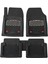 Safir Mitsubishi Eclipse Cross uyumlu Derin Havuzlu 3D Paspas Krom Karbon 2