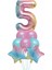 Unicorn Rainbow 5 Yaş Folyo Balon Set 1