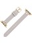 Apple Watch Uyumlu Deri Kordon 38-40MM Ferro Gold Trok Erc3 Bej 4