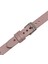 Apple Watch Uyumlu Deri Kordon 38-40MM Ferro Silver Trok Nu2 Pembe 5