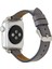 Apple Watch Uyumlu Deri Kordon 38-40MM Ferro Rst9 Gri 1