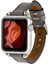 Apple Watch Uyumlu Deri Kordon 38-40MM Ferro Rst9 Gri 2