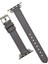 Apple Watch Uyumlu Deri Kordon 38-40MM Ferro Rst9 Gri 4