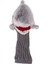 Uzun Boyun Gri Köpekbalığı Golf Kulübü Kafa Kapak Headcover Knit 460 cc Ahşap Sürücü Için (Yurt Dışından) 2