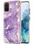 Samsung Galaxy S20+ Plus Için Mermer Desen Yumuşak Tpu Tampon Kılıf Kapak Mor (Yurt Dışından) 1