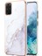 Samsung Galaxy S20+ Plus Için Mermer Desen Yumuşak Tpu Tampon Kılıf Kapak Beyaz (Yurt Dışından) 1