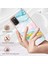 Samsung Galaxy A02S Için Mermer Desen Yumuşak Tpu Tampon Kılıf Kapak Turkuaz - Beyaz (Yurt Dışından) 2